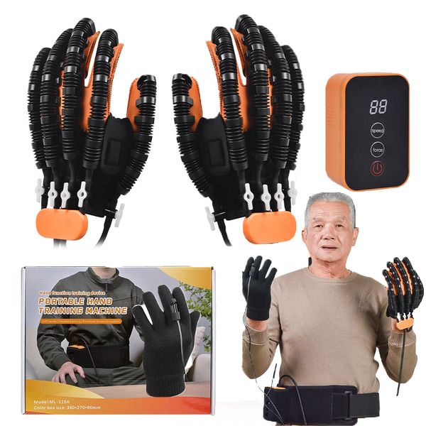 Autres articles de beauté et de santé Rééducation Robot Gant Appareil à main Entraînement des doigts Gants de massage AVC Hémiplégie Fonction Récupération 230915