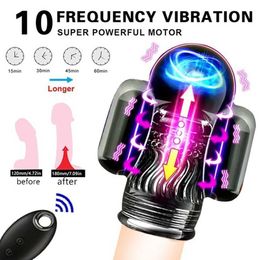 Autres éléments de beauté de la santé Télécommande gland Vibrator pénis Massage Delay Ejaculation Male Rooster Masturbation Device Adult Product Q240430
