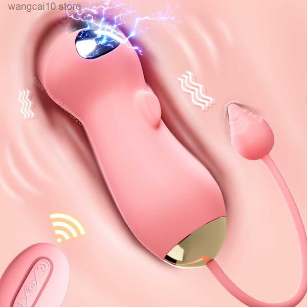 Otros artículos de belleza para la salud Control remoto Kegel Choque eléctrico Bolas vaginales para mujeres Estimulación del clítoris Vibrador Juguete Masturbación femenina Vibrante T230718