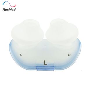 Otros artículos de belleza para la salud ResMed AirFit P10 Tamaño de almohada nasal Grande Pequeño Mediem Tapón para ronquidos Nariz antirronquidos Sin arnés y marco 230626