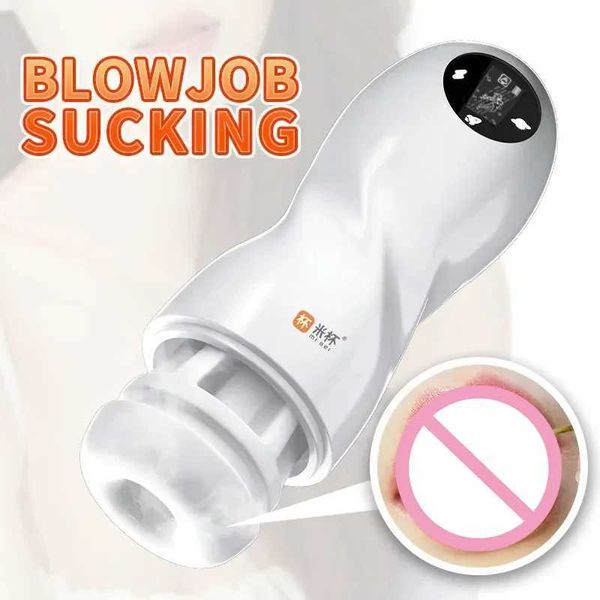 Autres éléments de beauté de la santé Ensemble sexuel mâle de massage vaginal Big Tongue Licking Silicone Butt Bouth Farmed Oral Q240430