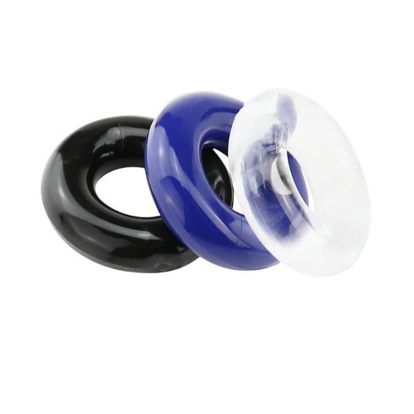 Autres articles de beauté de santé Sile Cock Rings Retardant l'éjaculation Anneau de pénis Colle flexible Cockring Jouets pour hommes Produits Drop Delivery Dhvpw