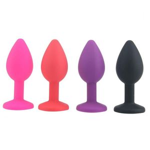 Autres Articles De Beauté De Santé Petit Sile Anal Perles Butt Plug Avec Bijoux En Cristal Adt Gay Produits Jouets Érotiques Pour Femme Hommes Drop Deliv Dhf31