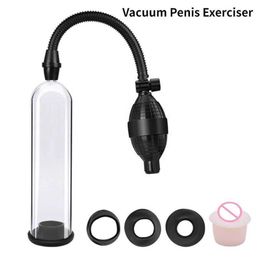 Autres articles de beauté de santé Sucking Ball Penis Pump Manual Vacuum masturbation masturbation extender adulte Sexual Q240430
