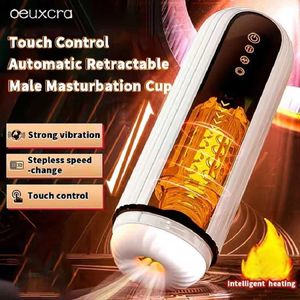 Andere gezondheidsschoonheidsartikelen Telesische automatische mannelijke masturbatie Cup -verwarmingsmachine True vaginale volwassene voor penile mond Q240508