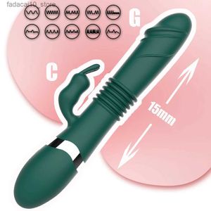 Overige gezondheidsschoonheidsartikelen Thrusting Vibrator Grote dildo Trillingen 10CM Op en neer Clitoris G-spot Clit clitoris 18 + Volwassen speelgoed Erotisch voor vrouwen Q240117