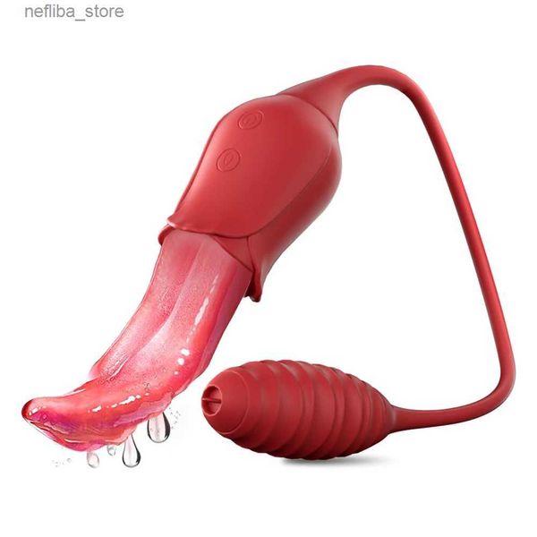 Autres articles de beauté Health Vanking Licking Sucker pour femmes Stimulateur de clitoris du mamelon Love Dildo Vibrant Masseur féminin adulte Adulte Toys L410