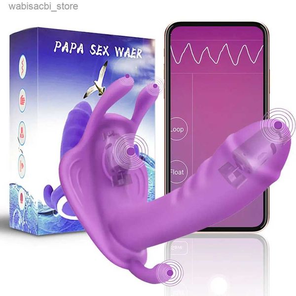 Autres articles de beauté Health Toys Control Control Dildo Vibrator For Women Anal Clit Stimulator WiFi Vibrator Femme Toy pour femmes Goods for Adults 18 L49