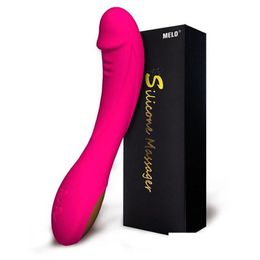 Andere gezondheidsschoonheidsartikelen Toys USB Opladen 12 Speed ​​Mas Vibrator Dildo voor vrouwelijke vrouwen Y Drop levering DHFKQ