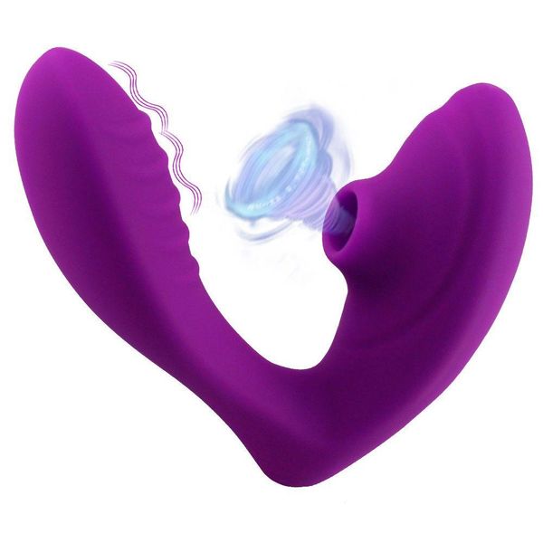 Otros artículos de belleza de salud Juguetes Vibrador de succión vaginal 10 Vibración de velocidad Clítoris oral Material médico Sile Wearable Estimación Fe Dhczl