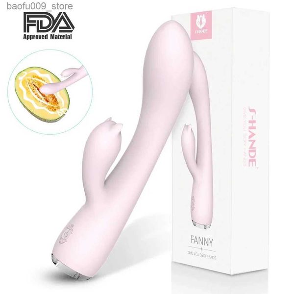 Autres éléments de beauté de la santé USB Charges G-point vibrateur Silicone Stimulateur tactile Adulte Female Massage Product Masturbation Tool Q240426