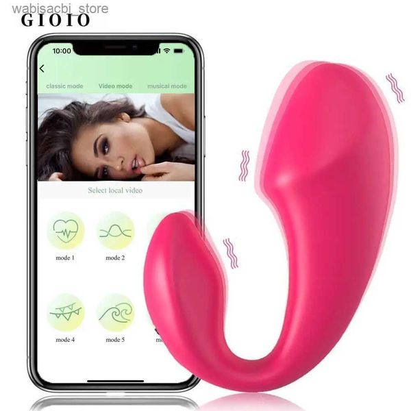 Autres éléments de beauté de la santé Vibrateurs vaginaux pour les femmes Stimulator Clitoral Masturbator 9 Fréquence App Remote Control Massage Massage Pussy Toy Adult L49