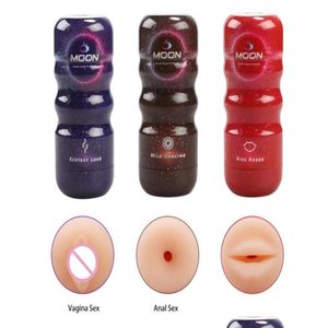 Otros artículos de belleza para la salud Vibrador Masturbador Matic Powerf Chupando Taza de masturbación Anal Vagina Realista Bolsillo Pussys Sexo masculino DHM4D