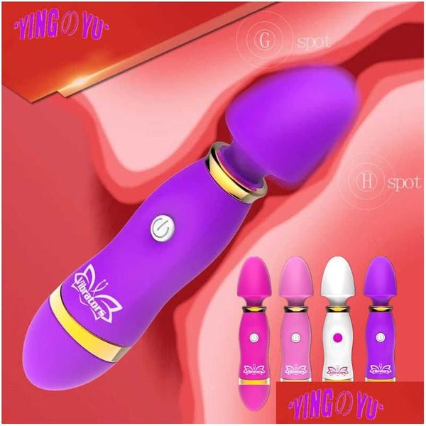 Otros artículos de belleza de salud Vibrador Consolador de alta velocidad Orgasmo Punto G Vagina Cuerpo Masr Pezón Clítoris Stimater Juguetes para mujeres Parejas Adt Dhehq