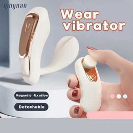 Andere gezondheidsschoonheidsartikelen dragen vibrator teleic g-spot klinische stimulator draadloos controle paar vliegende vrouwen speelgoed u-vibrator store Q240508
