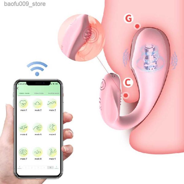 Otros artículos de belleza para la salud Mini vibrador portátil Bluetooth inalámbrico G Spot Consolador Vibrador para mujeres Aplicación Control remoto Vibrador Clítoris Bragas s Q230919