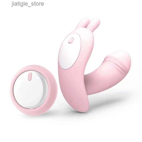 D'autres articles de beauté en santé portant un vibrateur de gode lapin pour les femmes peuvent laisser tomber l'expédition du vibrateur de gode de la boutique de gode y240402