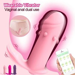 Otros artículos de salud de la salud Bluetooth G-Point Vibrator Femino Dildo Aplicación para control remoto de ropa interior vibratoria Toys Anal Q240508