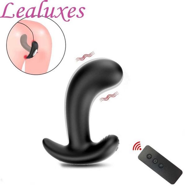 Autres articles de beauté Health Vanteur anal à distance sans fil pour masseur de la prostate mâle 10 vibrations de vibration de vibration Bouchage Masturbation Adult Q240430