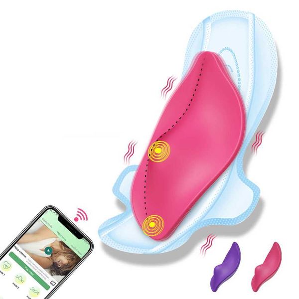 Otros artículos de salud de la salud Control remoto inalámbrico Aplicación Bluetooth portátil Vibrador Hembra Vibratoria Vibratoria Clitoris Estimulador juguetes para mujeres parejas T240510