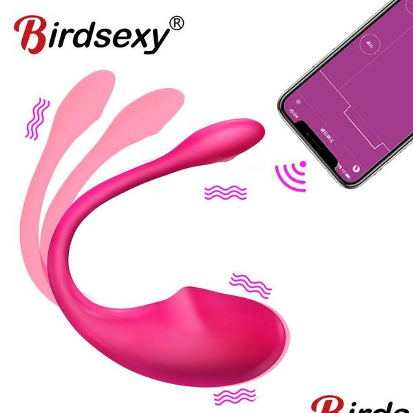 Autres articles de beauté Health Fily Filable application portable Vibrator Adt Toys Télécommande Vagin Ball pour femmes gpot clitoris vibrati dhu9t