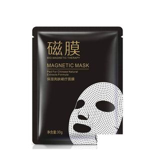 Autres articles de soins de santé Masque facial magnétique hydratant Bioaqua Peel Off Nettoyant Pores de contrôle de l'huile hydratante pour la peau du visage avec Dhrqi