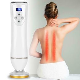 Andere gezondheidszorgartikelen draagbare elektrische cupping massager anti -cellulitis schrapende therapie guasha meridian baggeren vet lichaam gereedschap 230113