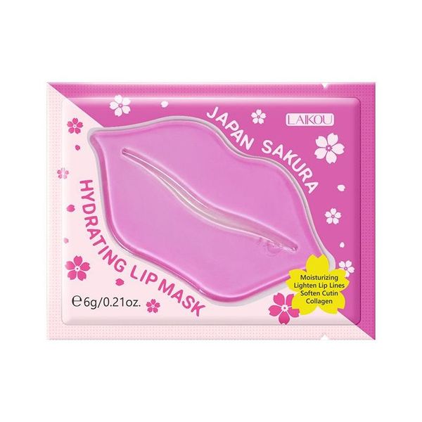 Autres articles de soins de santé Sakura Crystal Collagène Masque à lèvres Essence hydratante Peel Off Pads Gel pour le maquillage Produits de soins de la peau Drop Dh518