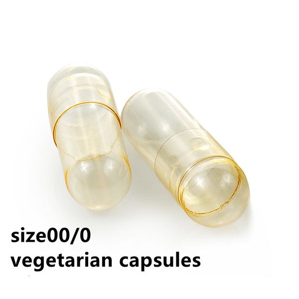 Autres articles de soins de santé Capsules végétariennes 1000pcs Taille 0 Vegan Vide Capsule Végétale DIY Filler Veggie Pill Caps Pills 230208