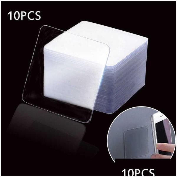Otros electrodomésticos 10 unids impermeable cintas adhesivas de doble cara sin marcas pegatinas de pegamento transparente lavable decoración del baño v dhnzc