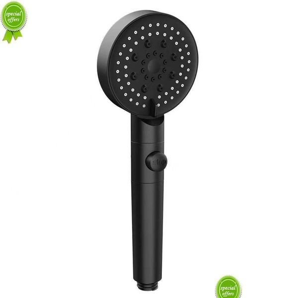 Autres appareils électroménagers Nouveau pommeau de douche à économie d'eau 6 Mode Turbo haute pression Réglable Mas Eco Accessoires de salle de bains Drop Delivery G Dh6Yt