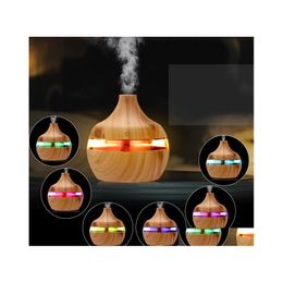 Andere home decor luchtbevochtiger USB aroma diffuser mini houten graan trasone verstuiver aromatherapie etherische olie voor huisoffice drop dhlu6