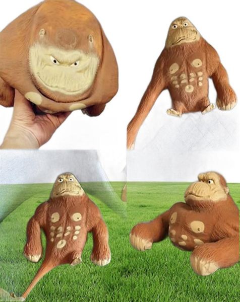 Autre décor à la maison Big Giant Antistress Orangutan Toy Squishy Elastic Monkey Funny Gorilla 2210074244597