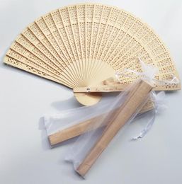 Ander thuisdecoratie kan worden op maat gemaakt Full Flush Wooden Fan Decoration Craft Small Gift Compact en draagbare hand Crank Dance9367214