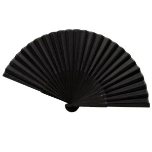 Andere woninginrichting Chinees Vintage Black Hand Fan Silk Fabric Face Bamboo Handle Dans Wedding Party Decoratieve fan Classic Folding Fans LL