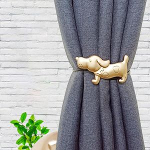 Andere thuisdecor Leuke hondengordijn Tieback Animal Tie Strap Alloy Magnetische hangende gesp gordijnen voor decoratie -accessoiresother