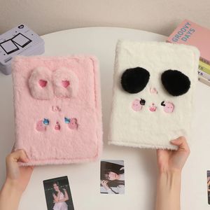 Other Home Decor IFFVGX A5 Binder Pocard Holder Cute Plush Po Album Kpop Idol Pocards Collect Book Student School Notebook Stationery 231009