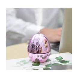 Andere home decor mini -bevochtiger etherische oliën diffuseert eieren vergulde gouden trasonische mooie vrouw man desktop -accessoires aankomst 19 0 dhbpe