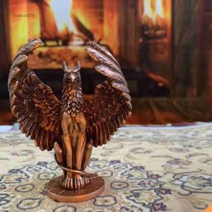 Other Home Decor Mythological Griffin Figurine Griffindo Figure Resin Craft Desktop Accessories Room Decor Ornament Children Kid GiftL231114