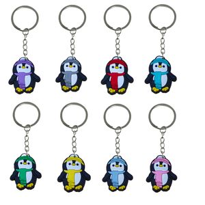 Autre décoration intérieure Pingouin Keychain Key Chain Accessoires pour sac à main sac à dos et cadeau de voiture