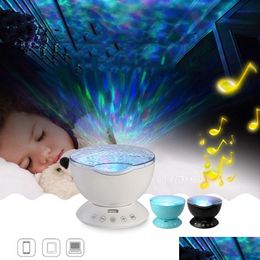 Autre Décor À La Maison Projecteur Ocean Wave Ciel Étoilé Led Veilleuse Télécommande Lampe De Projection Étoile Usb Dh1066 Drop Delivery Garden Dhh1G