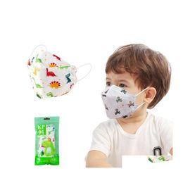 Other Home Garden 16 Designs Kids Kf94 Mask 10Pcs / Pack 4Layers Face Masks Drop Delivery Dhy68