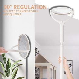 Other Home Garden 3500V 5in1 Mosquito Killer Lamp Multicuctional Angle Ajustable Bug Zapper Electric USB Recargable Mosquito Fly Bat Swatter 230526