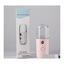 Andere huizentuin 5 kleuren mini nano mist spuiter gezicht body nevizer stoomboot hydraterende huidverzorgingsgereedschap 30 ml gezicht spray schoonheid dhivj