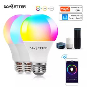 Other Home Garden Alexa Smart Spotlights Wifi Smartcharge Led Rgb Light Bulbs For With Alice Tuya 9W E26 E27 LED Bulb Lamp 230807