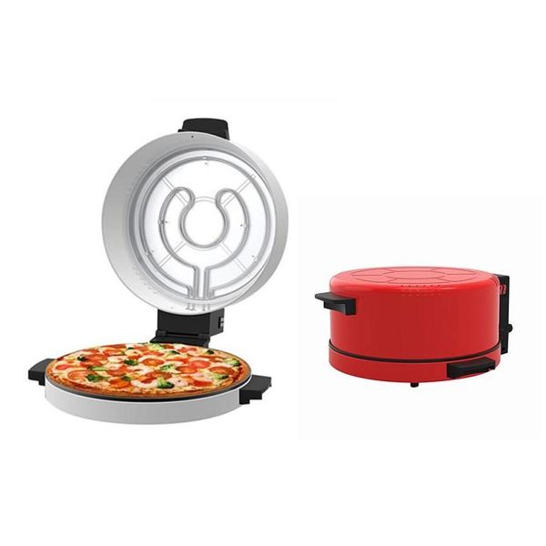 Otros Home Garden Pan Makers Pizza Maker Sartén para hornear eléctrica Crepe Skillet Pancake Hine Pie Arabic Drop Delivery Dhojg