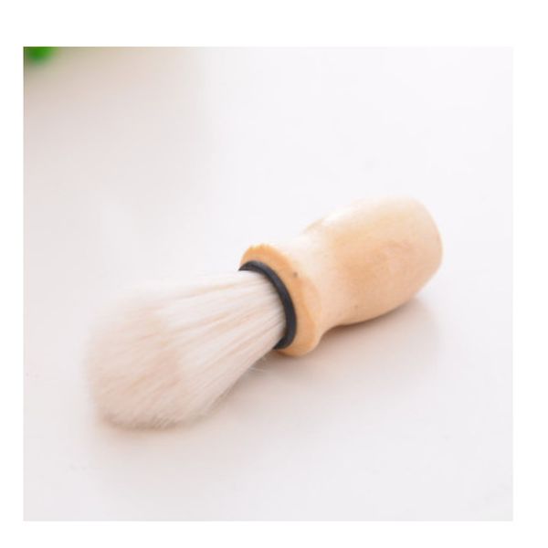 Autres poils de jardin à la maison Brosse à raser les cheveux pour hommes Brosses à manche en bois, Outil de salon professionnel Badger dh111