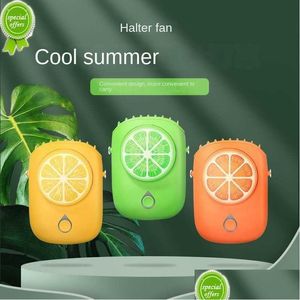 Autre Maison Jardin Cool Cou Ventilateur De Poche Petit Portable Mini Usb Rechargeable Étudiant En Plein Air Sans Feuilles Électrique En Gros Drop Deli Dhay4