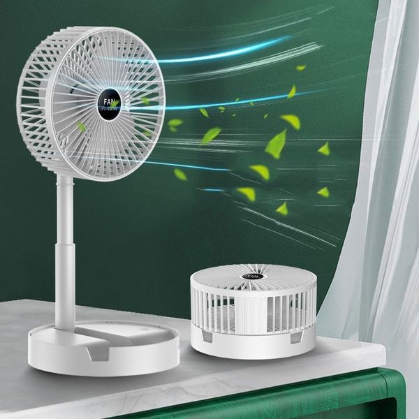 Autre Maison Jardin Bureau Pliable Ventilateur Mini Portable Ménage USB Rechargeable Rétractable Muet Électrique Réglable LowNoise Longue Veille 230721