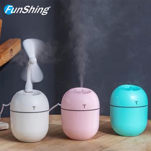 FunShing 200ML Mini humidificateur d'air purificateur à ultrasons voiture arôme diffuseur d'huile essentielle USB brumisateur appareil ménager portable 230422